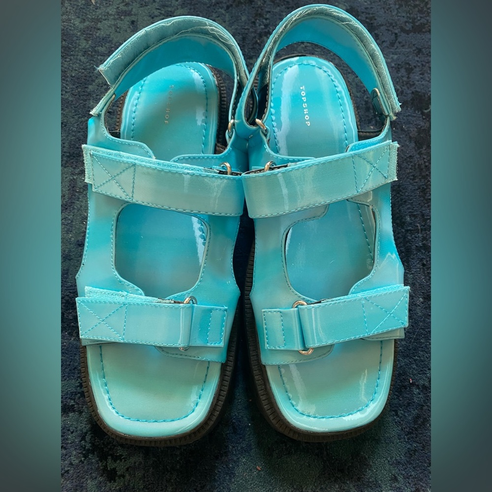 Blue Sandals